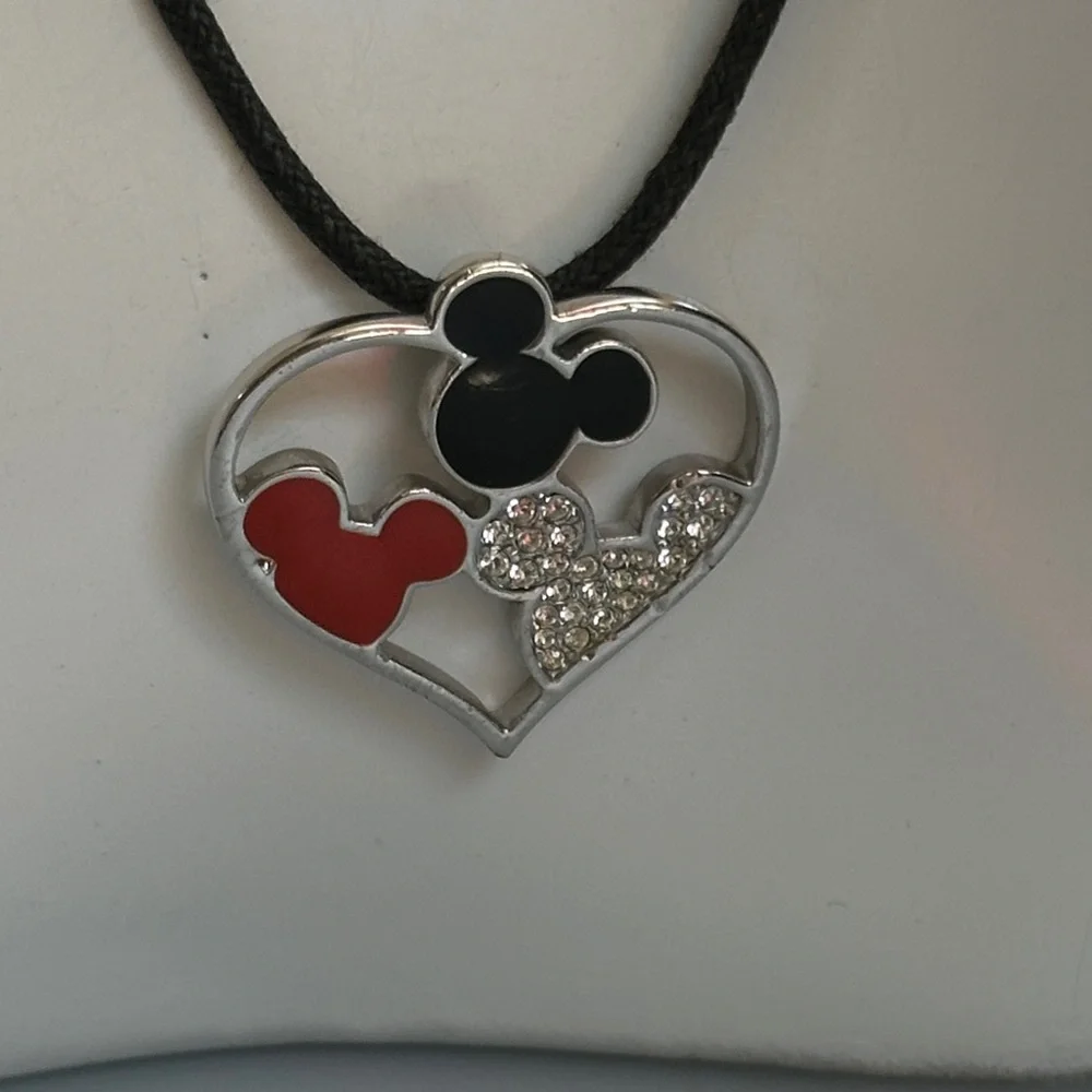 Swarovski Disney Heart Pendant Necklace
